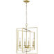 Nellis 4 Light 20 inch Modern Gold Indoor Pendant Ceiling Light
